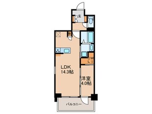 バウスステージ大濠の物件間取画像